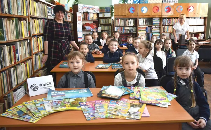 в читальном зале