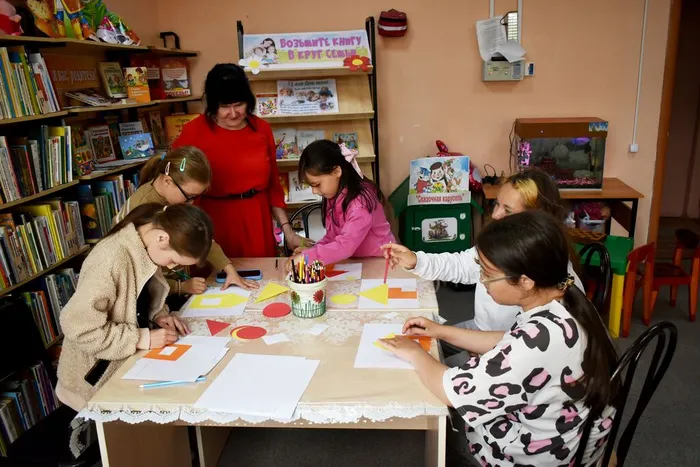 интересное занятие в кругу семьи