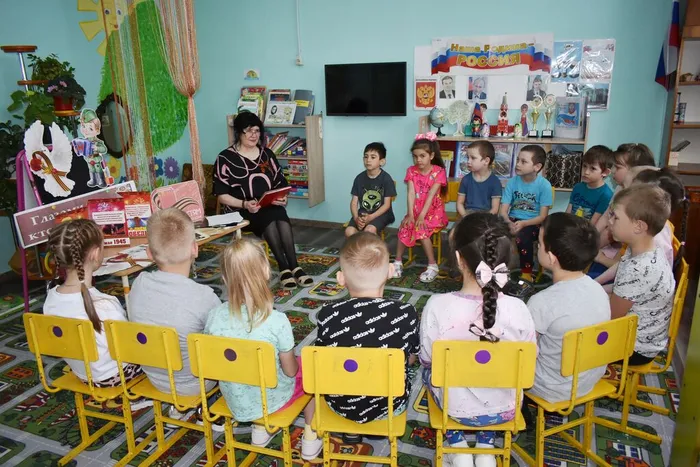 Чтение рассказа о войне