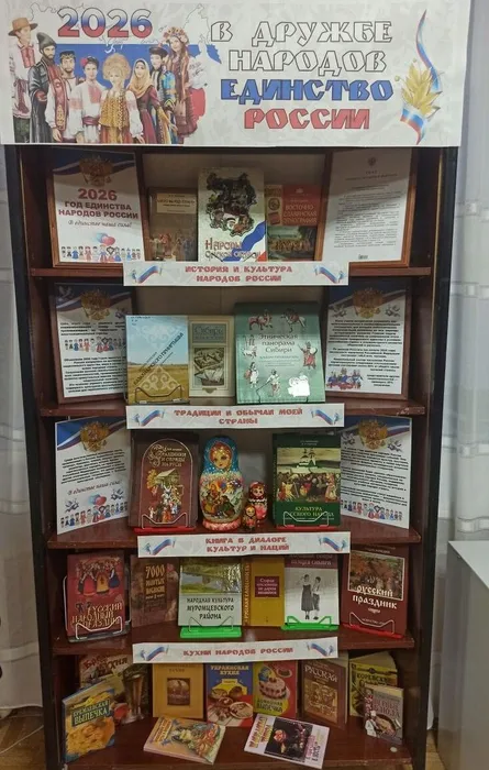 тематическая выставка «В дружбе народов единство России»